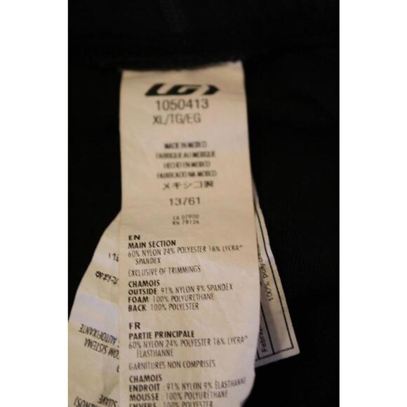 Louis Garneau Padded Cycling Shorts Black Red Chamois Men's XL NWOT - Picture 6 of 8